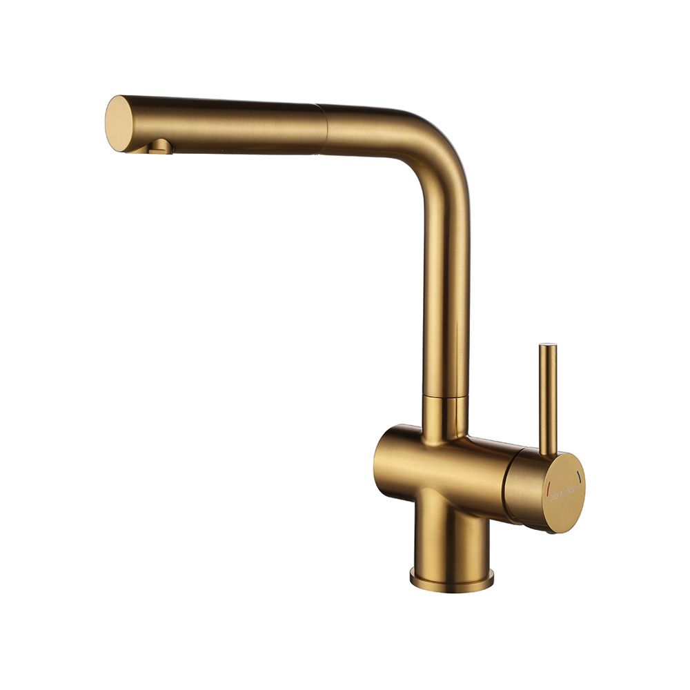Смеситель для кухни Dosse, брашированное золото, Do214418-BG, Paulmark