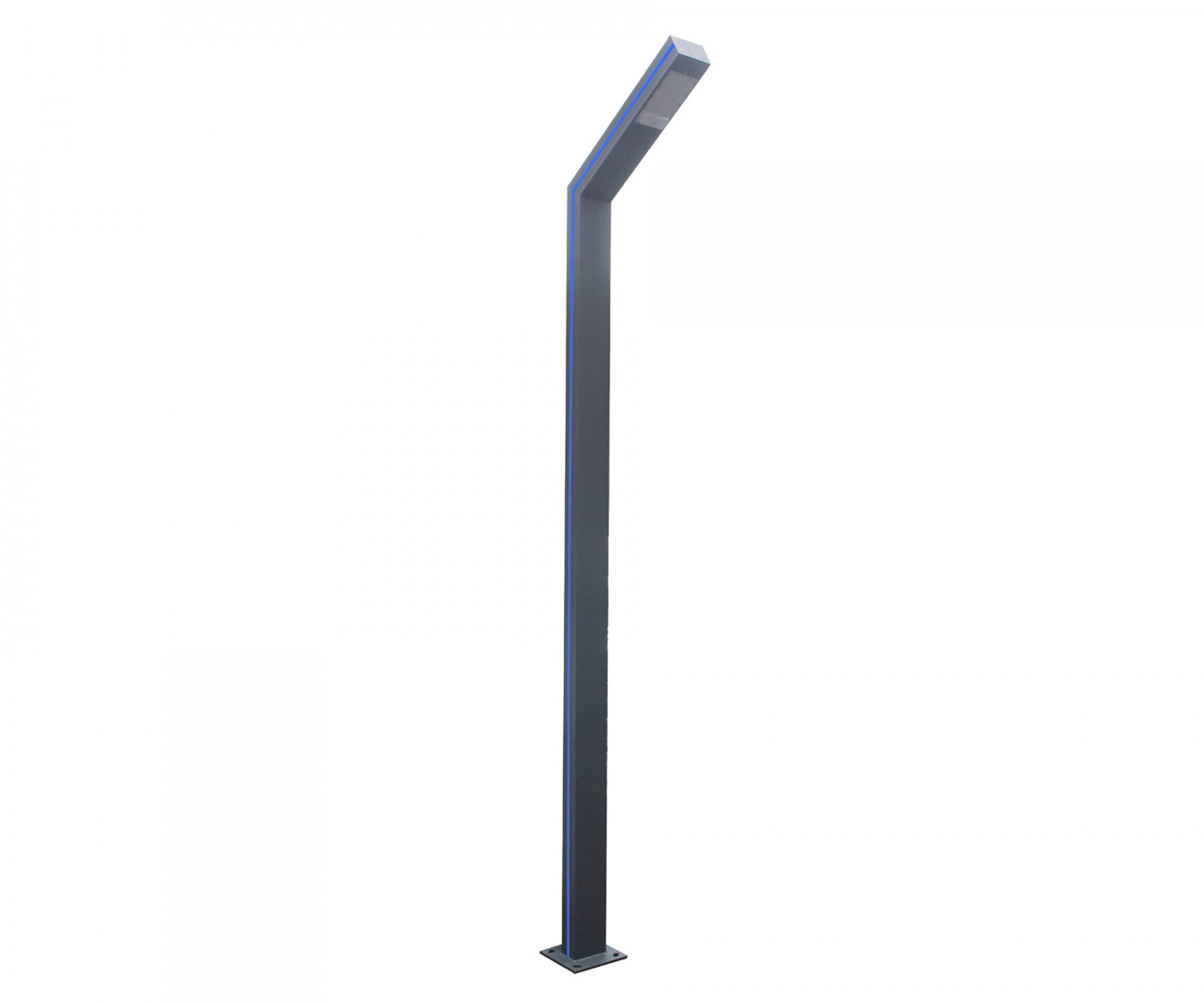 Светильник уличный Kink Light Рагги серый 220V w13*8,5 h300 Led (4000K) 09202-F(220V/Solar),16(05)