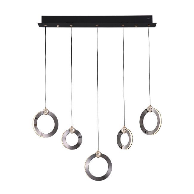 Подвесной светильник Lumien Hall Livin LH8028/5P-BK-PBK-SGD