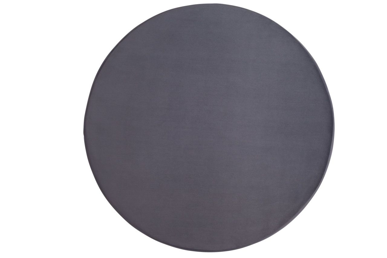 Круглый серый пуф Luton MAK interior 7LV-1881-GV