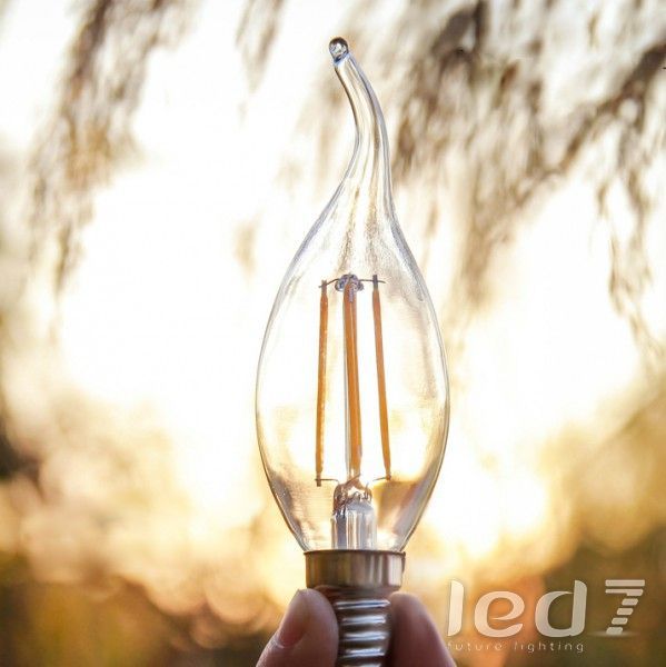 Светодиодная ретро-лампа LED7 Future Lighting Loft Industry Retro LED Fly Candle E14 4W