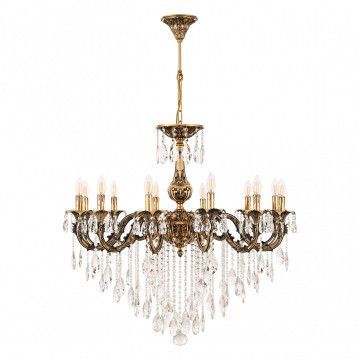 Люстра с хрустальными подвесками AL79101/12/300 B GB Bohemia Ivele Crystal