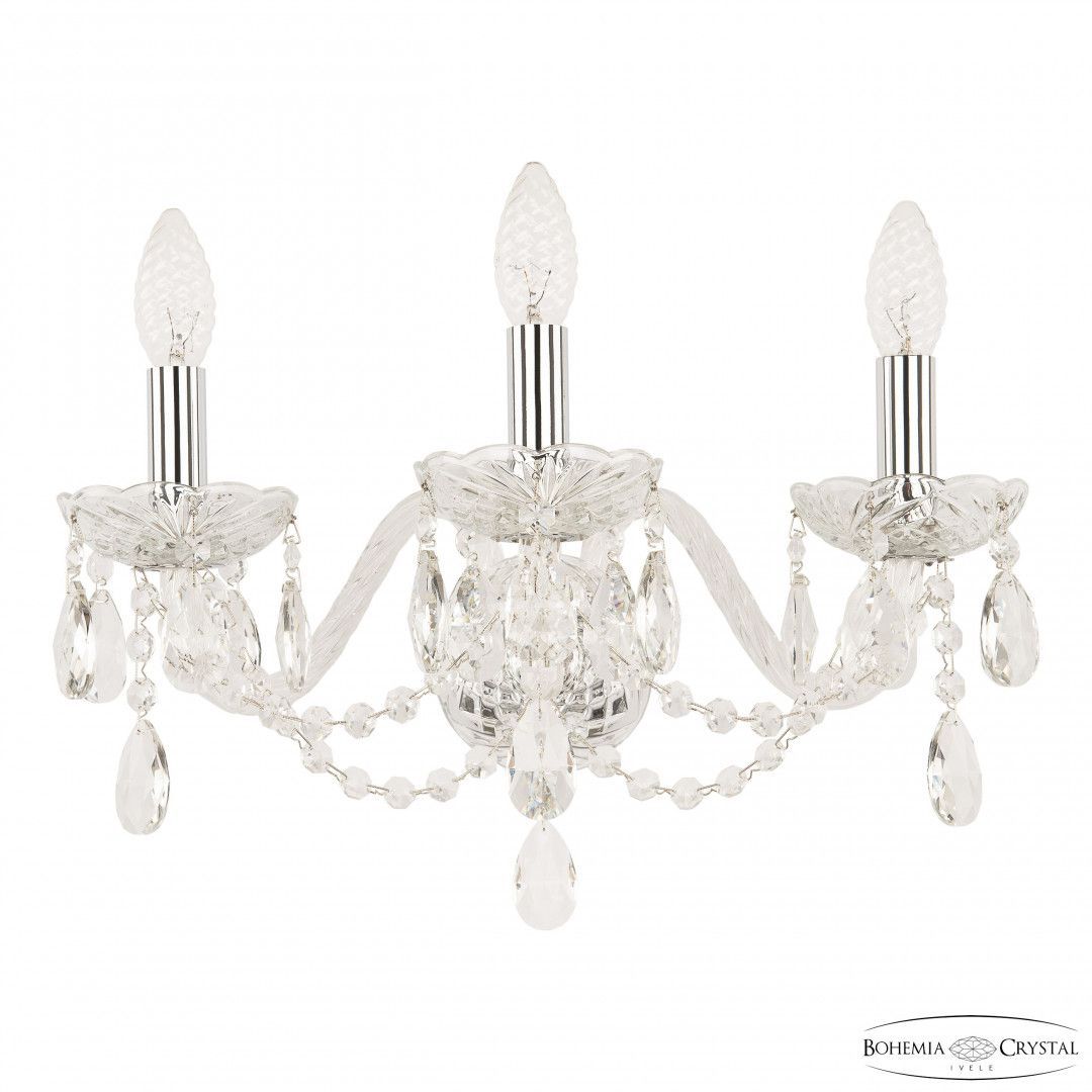 Бра хрустальные 116B/3/165 Ni Bohemia Ivele Crystal