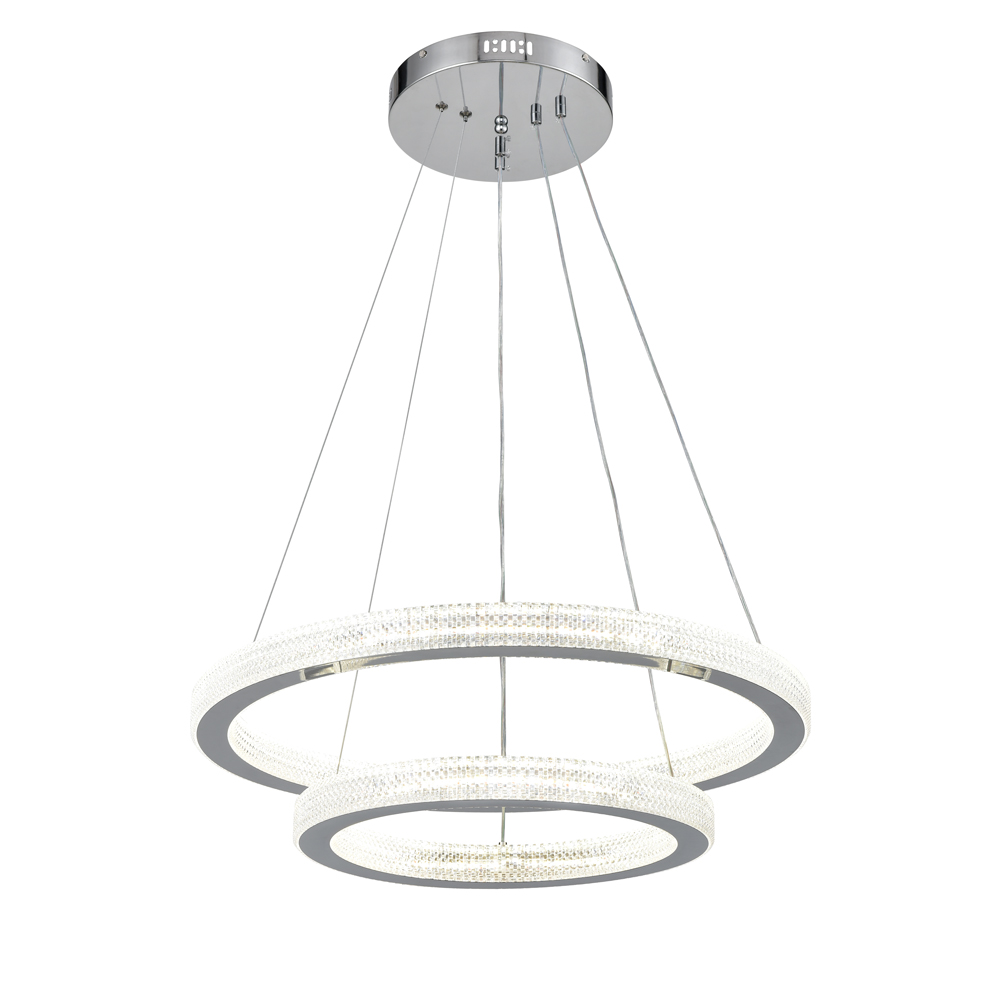 Светодиодная подвесная люстра Studio Led SL126/600*400 RGB Chrome
