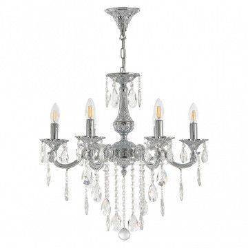 Люстра с хрустальными подвесками AL78101/6/175 B NW Bohemia Ivele Crystal