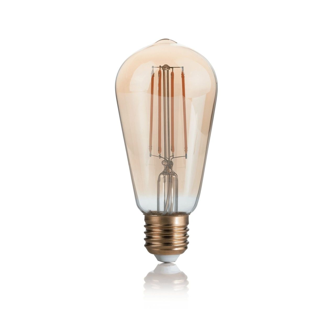 Лампа Ideal Lux E27 VINTAGE 04W CONO AMBRA 2200K 151694