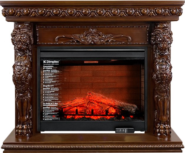 Каминокомплект Windsor - Темный дуб с очагом Symphony 30'' DF3020-EU