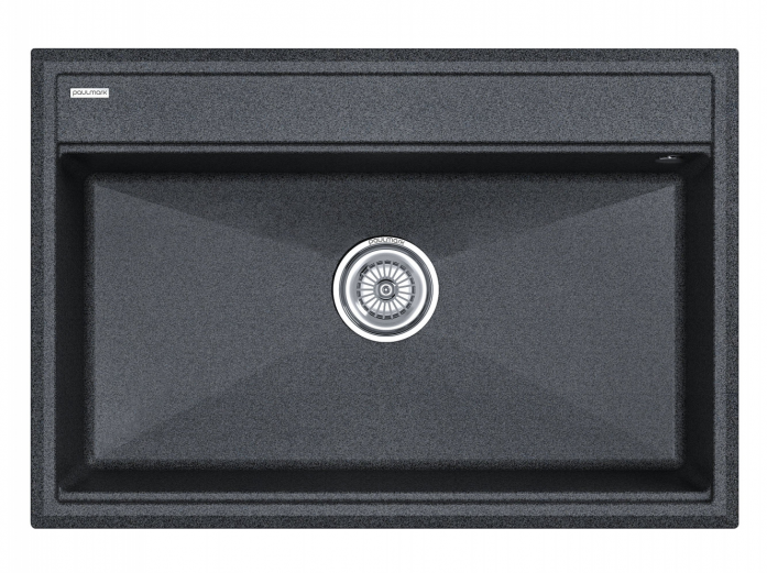 Мойка гранитная STEPIA-750, PM117551-DG, графит, 750х510, Paulmark