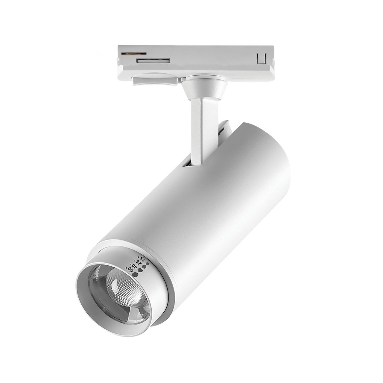 Светильник светодиодный трековый профессиональный с выбором мощности, цветовой температуры и угла ос