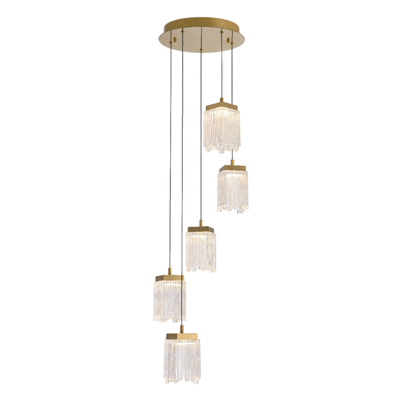Подвесной светильник Delight Collection MD25020403-5A2 Satin gold