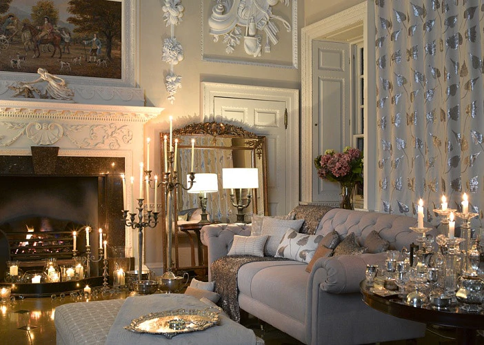 Напольное зеркало "Дилан" Antique Gold/28 LouvreHome LH144HDG