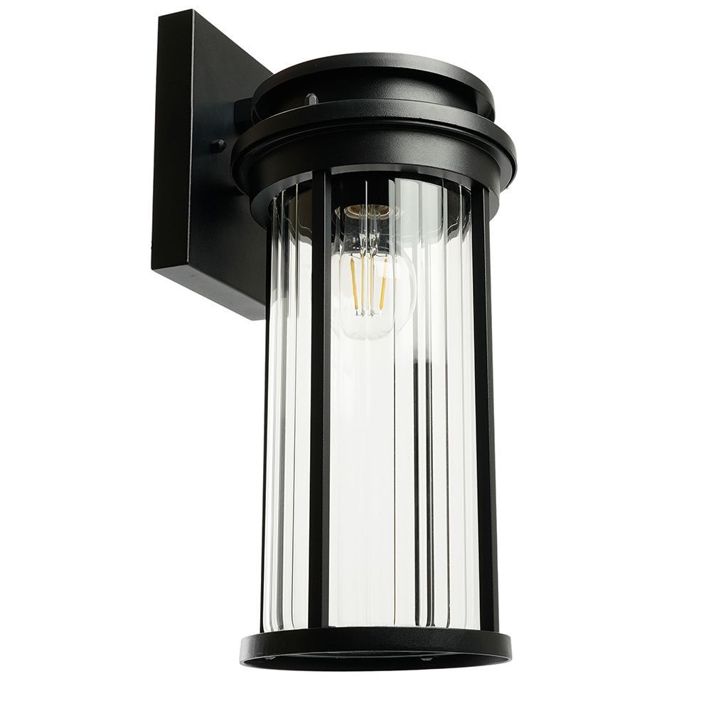 Светильник садово-парковый Feron PL781  на стену вниз 40W 220-240V E27, черный