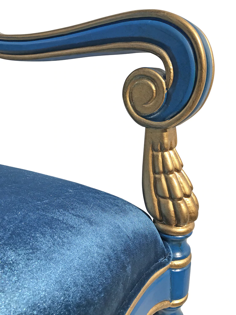 Стул "Конад" Blue LouvreHome ED-025 Blue