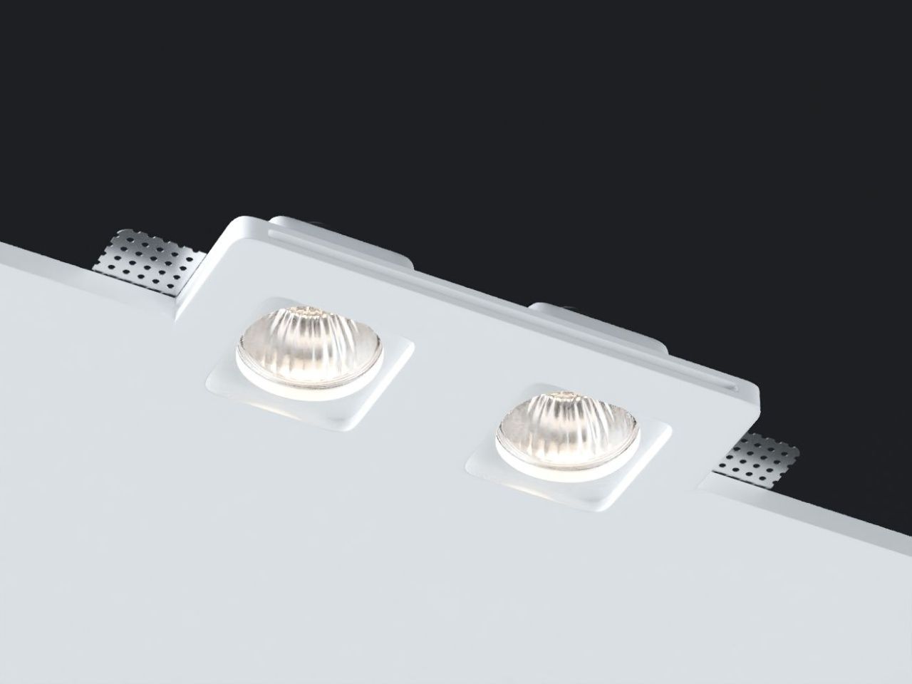 Светильник встраиваемый гипсовый Donolux Elementare DL271SQ2W