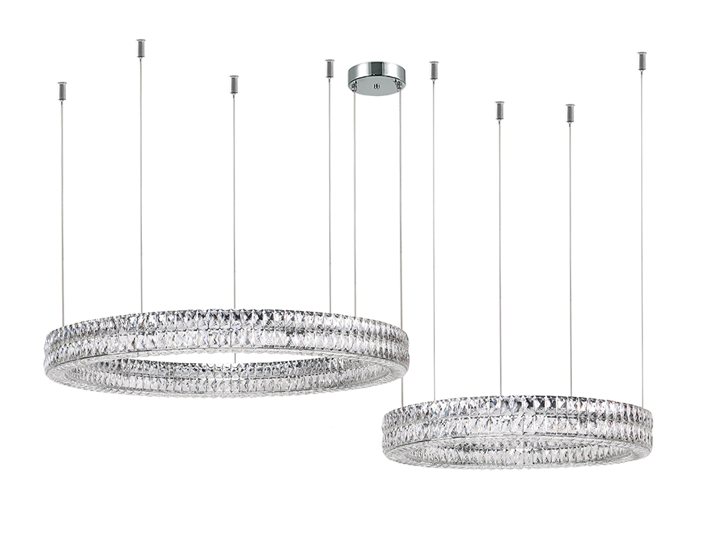 Потолочная чашка Newport ELIZABETH 2 Потолочная чашка 8550 D12 2 горизон.кольца chrome
