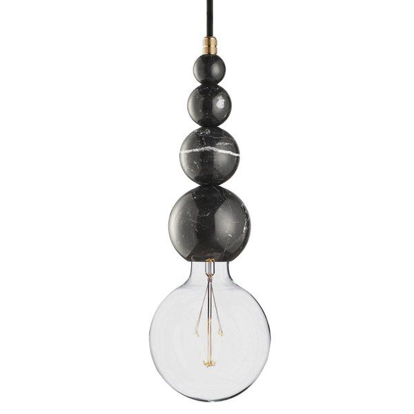 Подвесной светильник MARMOR SLIPP Nero designed by Николай Никитин in 2015 40.3822 Latitude