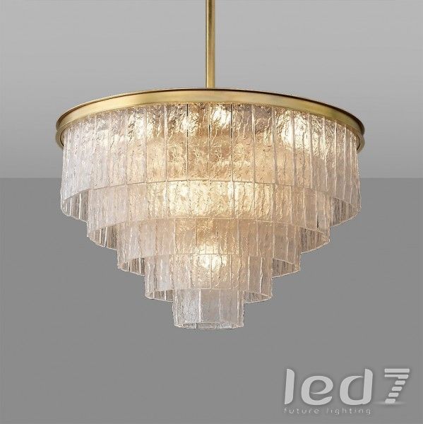 Светильник LED7 Future Lighting Restoration Hardware - Glac 5-tier Round Chandelier