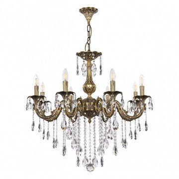 Люстра с хрустальными подвесками AL79101/8/250 B FP Bohemia Ivele Crystal