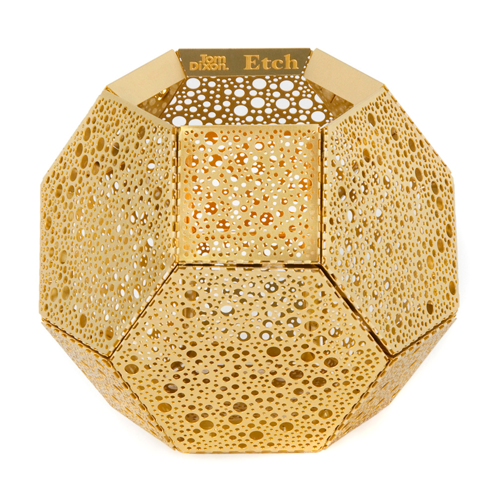 Подсвечник Tom Dixon Etch Tea Holder Brass