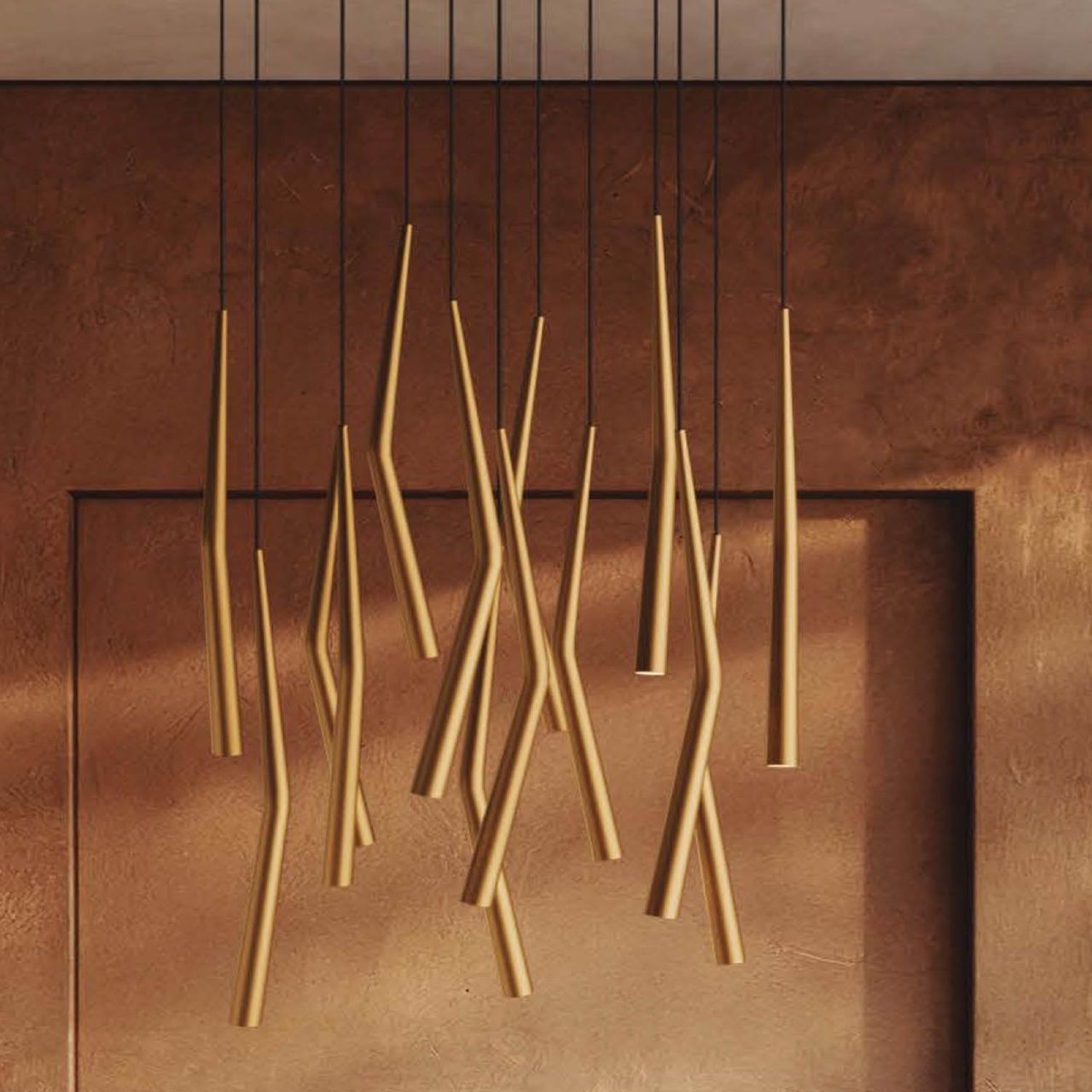 Подвесная люстра Mantra BOOMERANG 9392+9245 (14L)