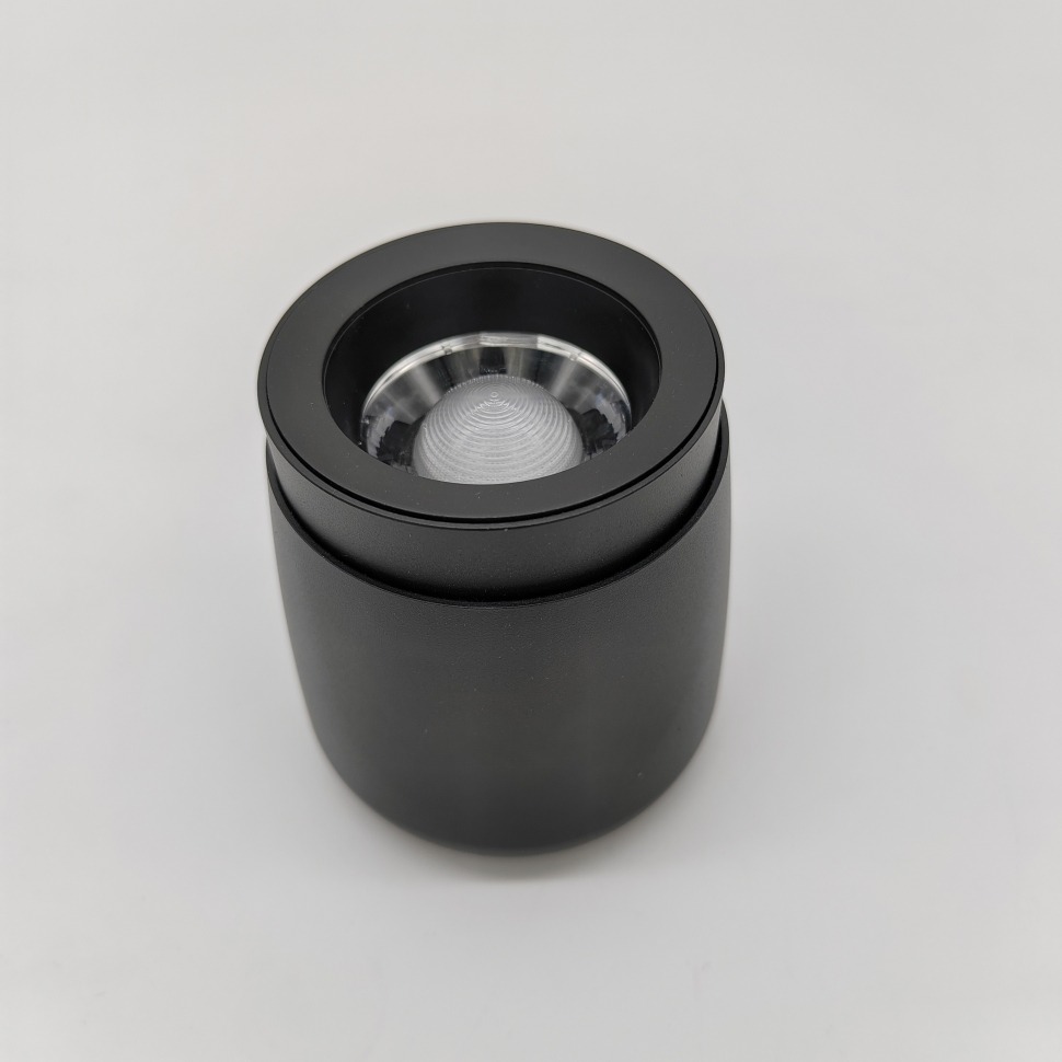 Светильник накладной iLEDEX Metrica 114-12W-D90-4K-ZOOM-BK