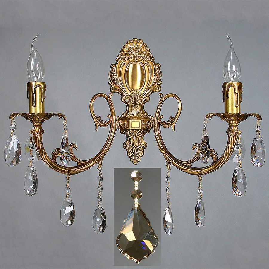 Бра Ambiente 8888/2 AB Honey Leaf