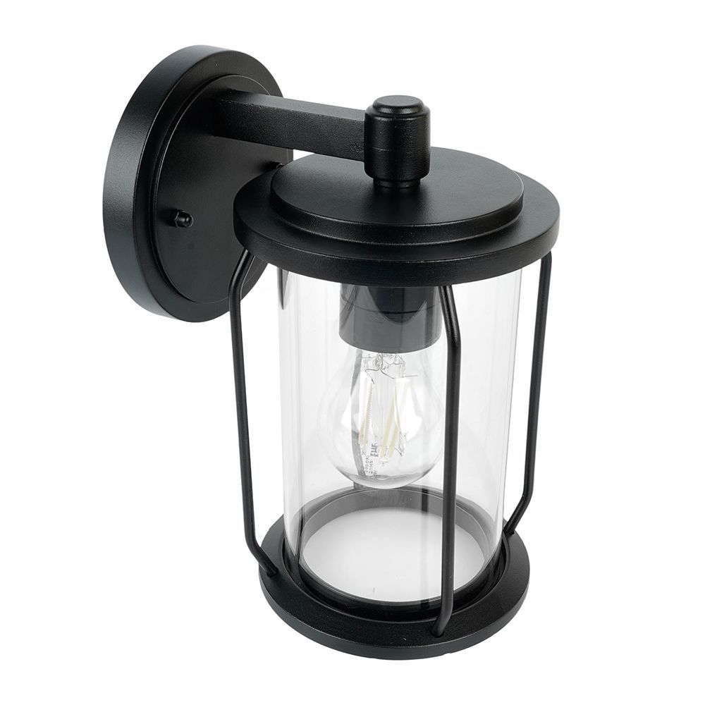 Светильник садово-парковый Feron PL791  на стену вниз 40W 220-240V E27, черный