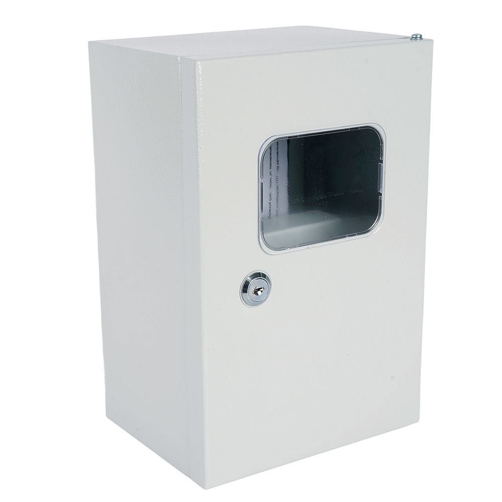 Шкаф учетно-распределительный навесной ЩУРн-1/6 STEKKER EBX60-3/1/6.1-31  IP31 (285*190*145) сталь, 