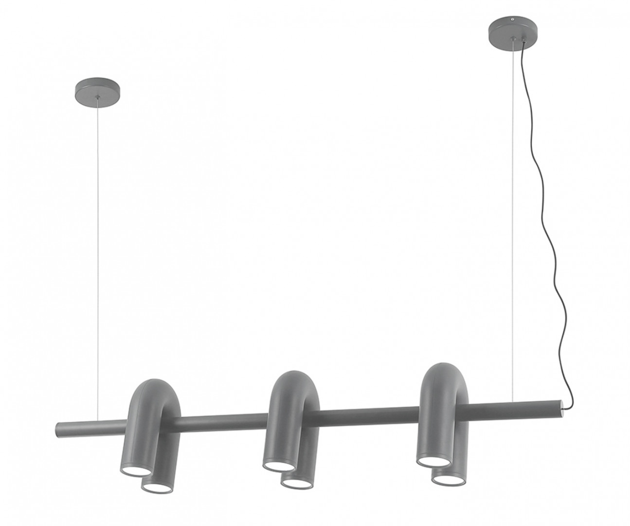 Подвес Канти серый w121*20 h150 GU10 30W Kink Light 08465-3A,16(GU10)