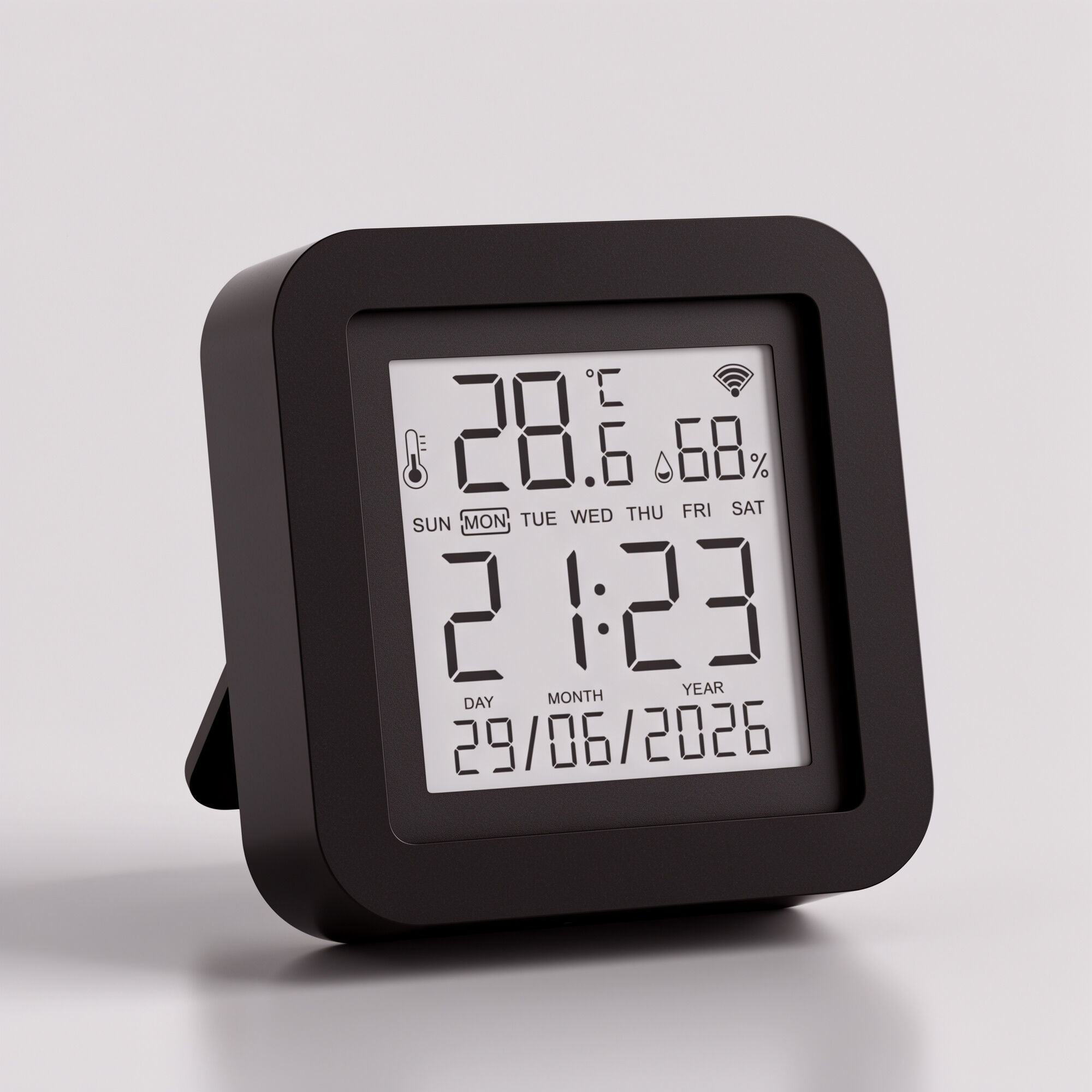 Умный датчик температуры и влажности черный 76270/01 Elektrostandard 4630644890055