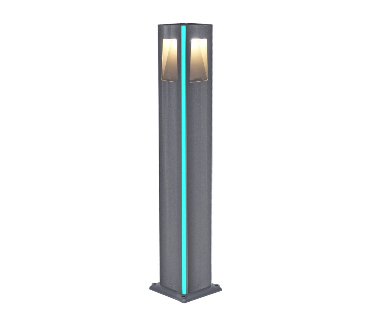 Светильник уличный Крисми серый 220V w12*12 h80 Led 4*3W (4000K)  Kink Light 09210-F(220V),16(07)