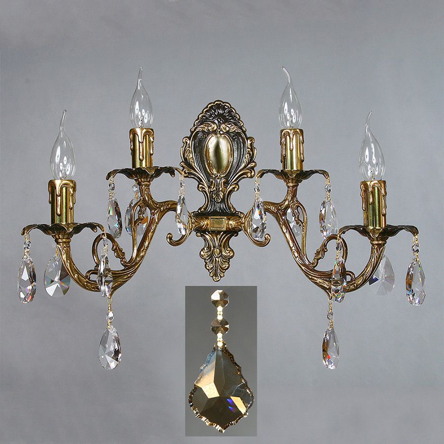 Бра Ambiente 8888/2+2 PB Honey Leaf