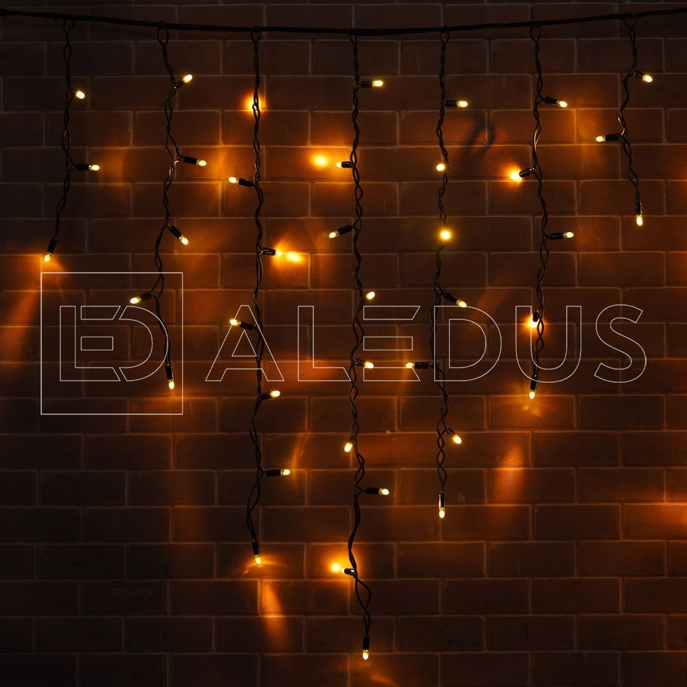 Бахрома (Айсикл) ALEDUS 3x0.9 м, теплый белый, без мерцания i-BR-3x0.9M-WW