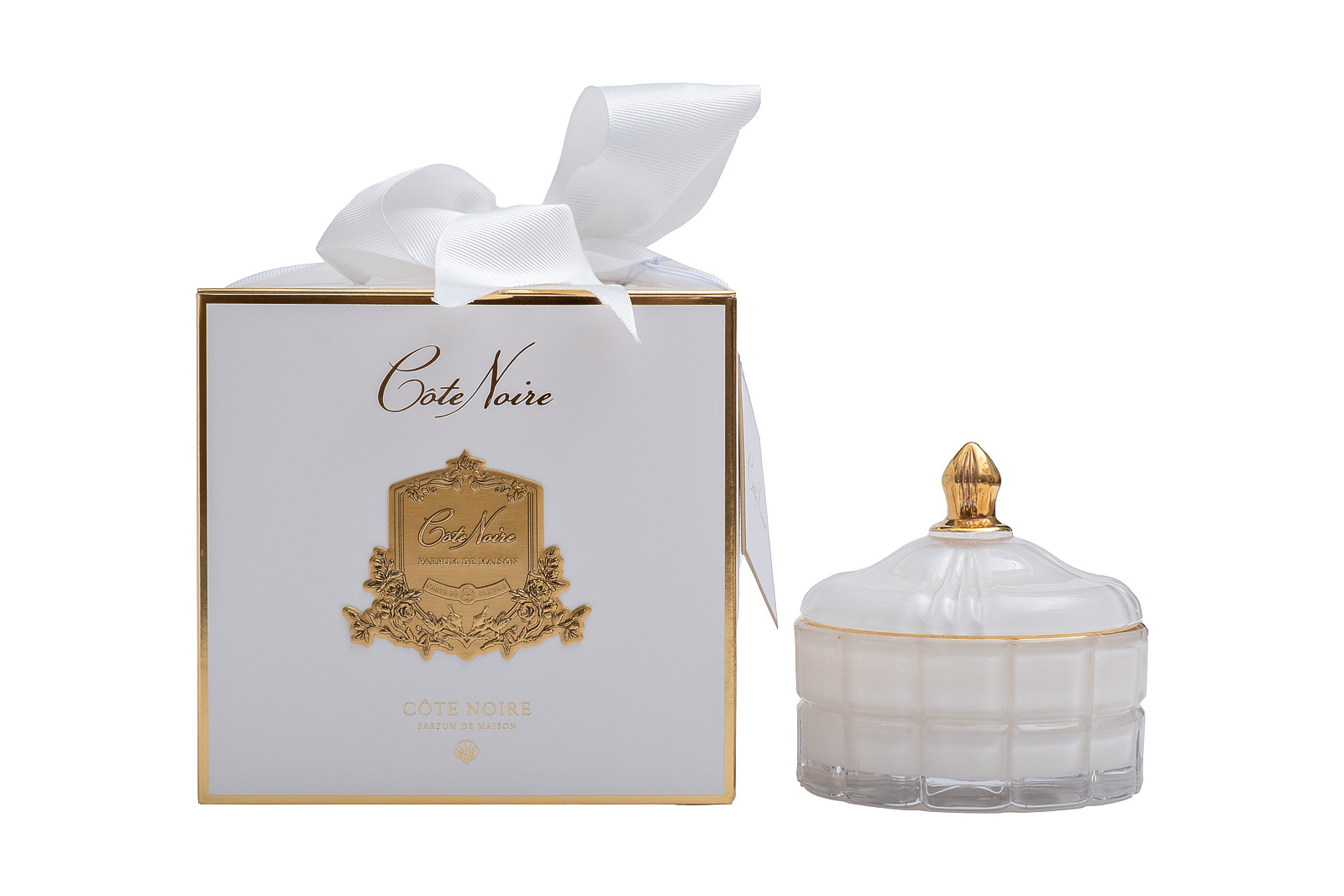 96CN-45003  Свеча ароматическая Жасминовый чай (Jasmine flower tea) в вазе в упаковке 185 гр