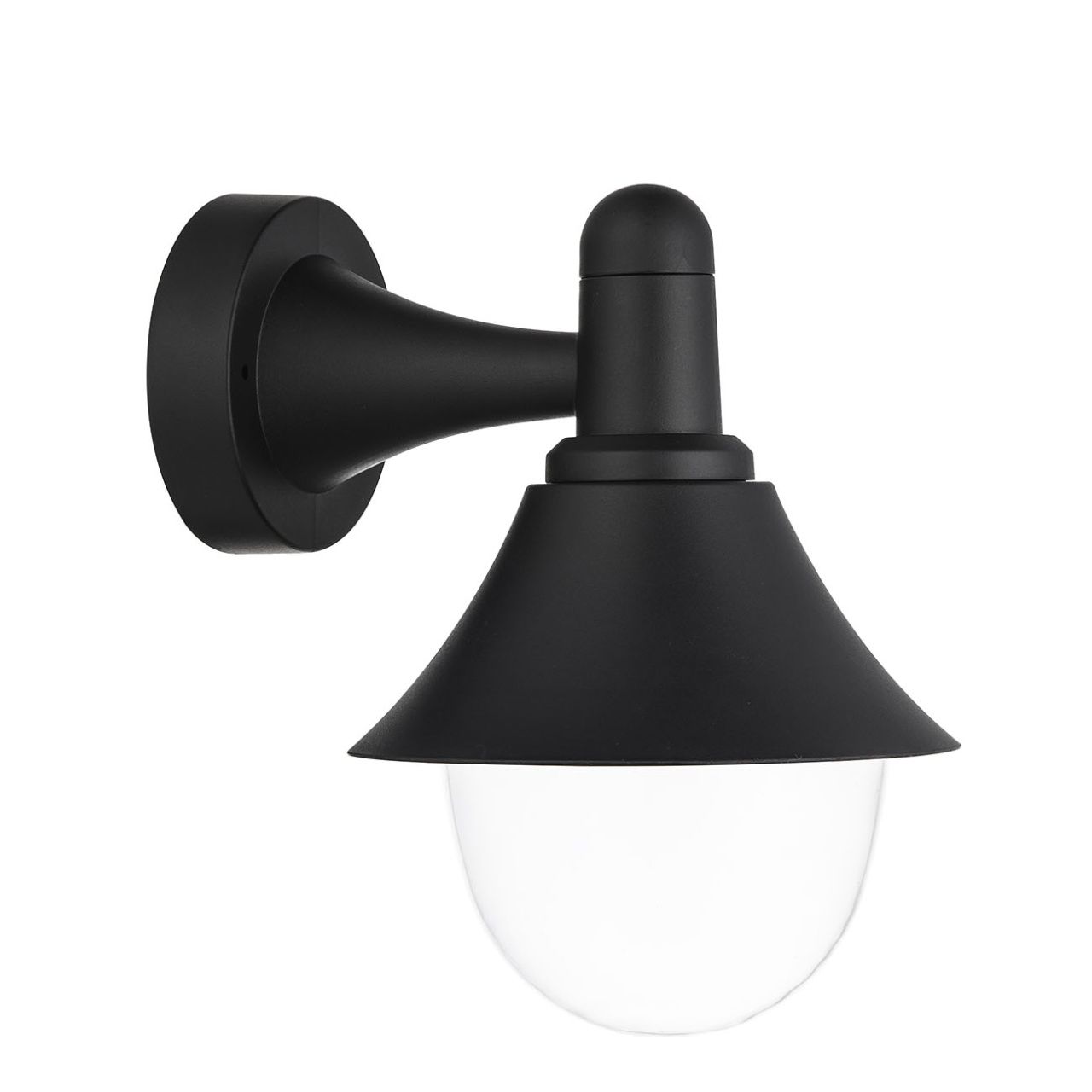 Уличный настенный светильник Escada 30009W/01 E27*60W IP44 Black