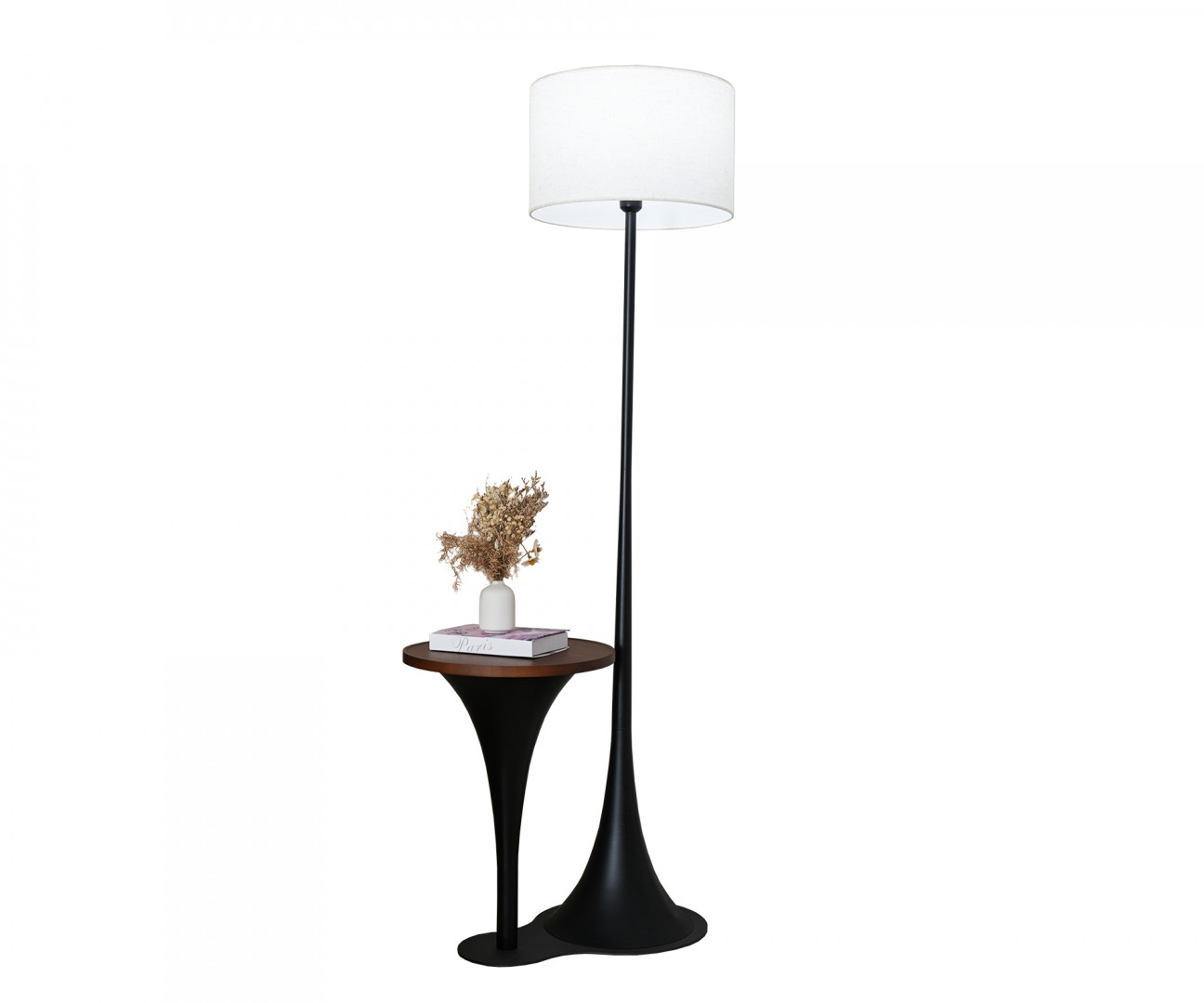 Торшер Лейт черный w53*68 h166 E27 1*40W Kink Light 07011-F,19