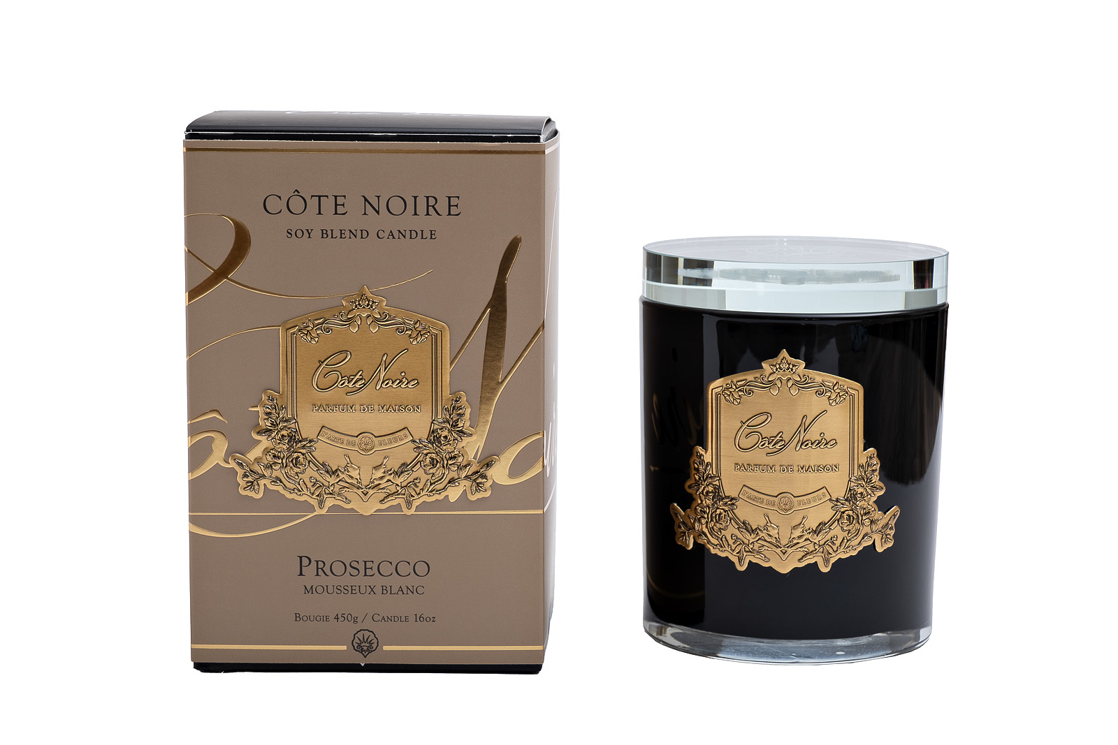 96CN-45320 Свеча ароматическая Просекко (Prosecco) в стакане в упаковке 450 гр.