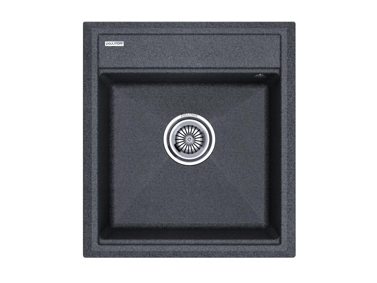 Мойка гранитная STEPIA-460, PM114651-DG, графит, 460х510, Paulmark