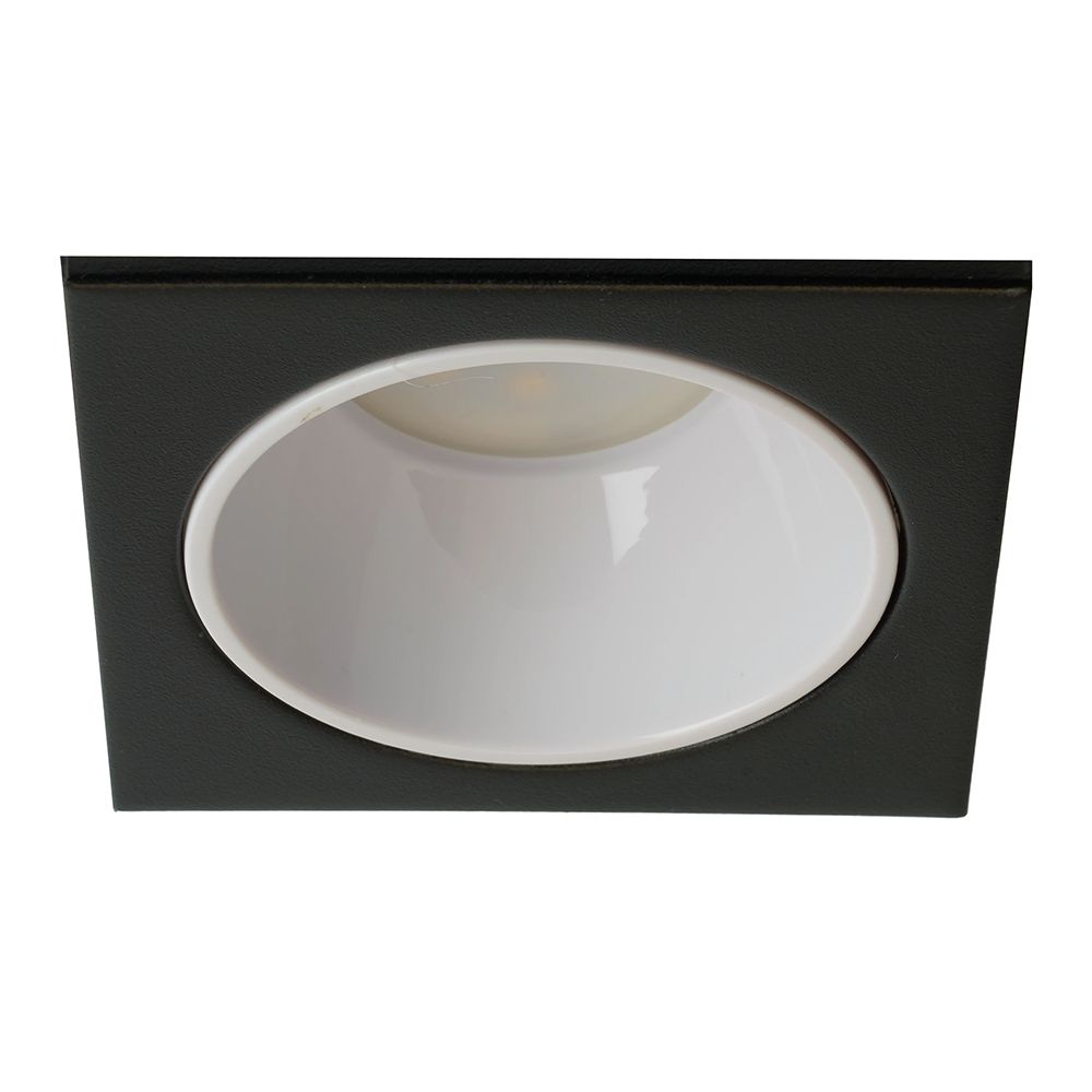 Светильник встраиваемый Feron DL3112 потолочный MR16 G5.3  черный + белый