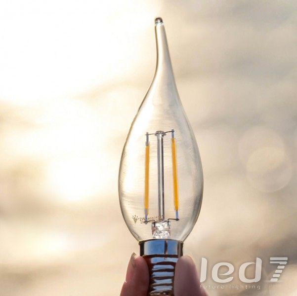 Светодиодная ретро-лампа LED7 Future Lighting Loft Industry Retro LED Fly Candle E14 2W