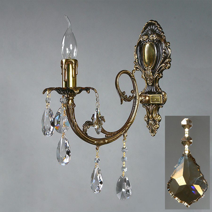 Бра Ambiente 8888/1 PB Honey Leaf