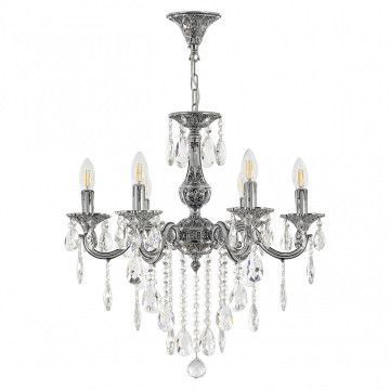 Люстра с хрустальными подвесками AL78101/6/175 B NB Bohemia Ivele Crystal