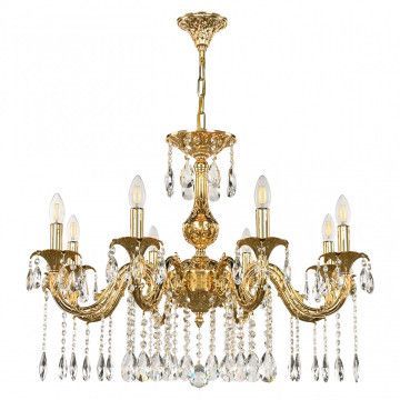 Люстра с хрустальными подвесками AL79101/8/250 A G Bohemia Ivele Crystal