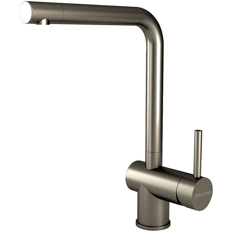 Смеситель для кухни Spring, вороненая сталь, Sp212067-GM, Paulmark