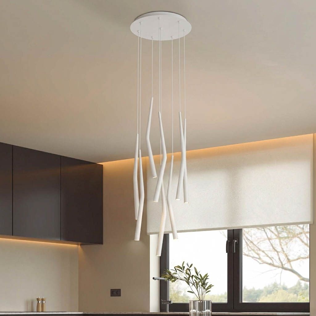 Подвесная люстра Mantra BOOMERANG 9366+9235 (8L)