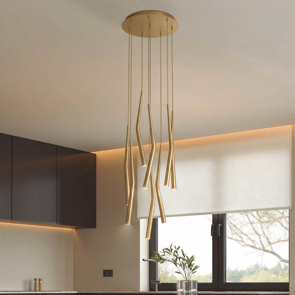 Подвесная люстра Mantra BOOMERANG 9368+9245 (8L)