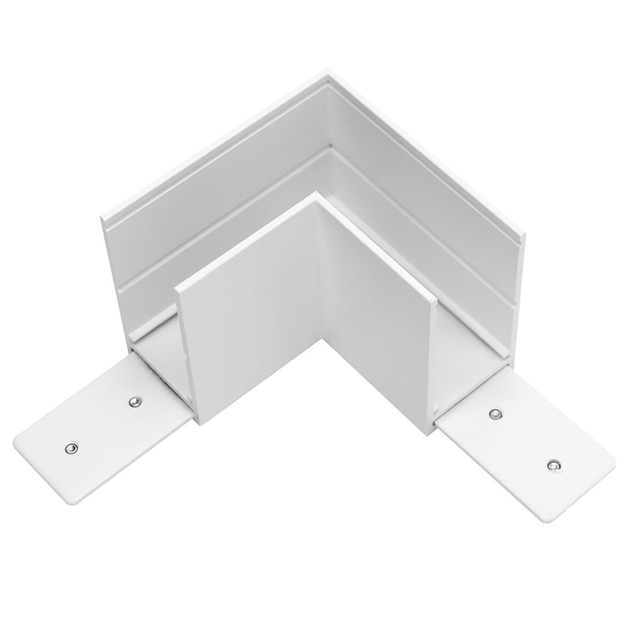 Соединитель PRO L-образный горизонтальный Teta Lightstar 505126-ALU