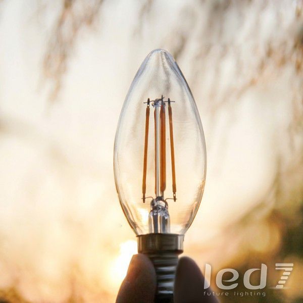 Светодиодная ретро-лампа LED7 Future Lighting Loft Industry Retro LED Candle E14 4W