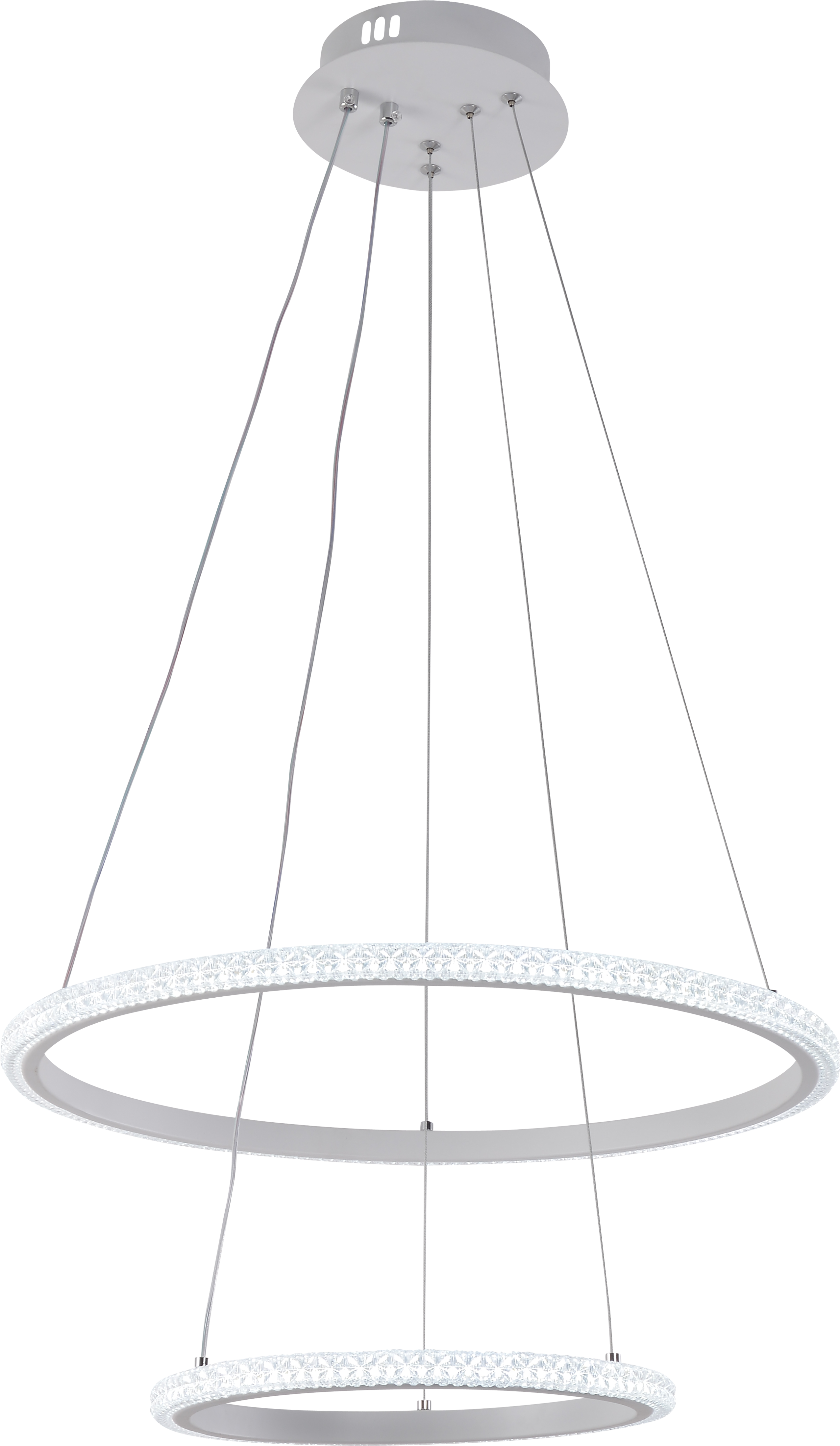 Подвесная светодиодная люстра 6388/2 WHT 82W Profit Light