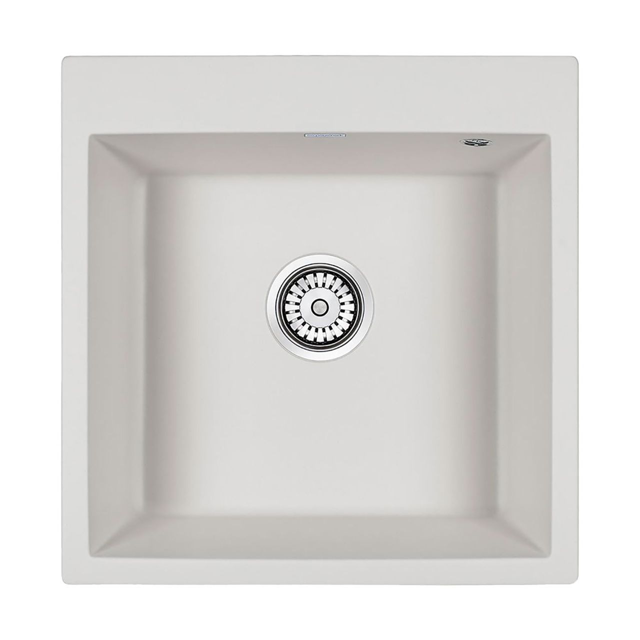 Мойка гранитная PRAKTISCH, PM105152-WH , белый, 510х520, Paulmark